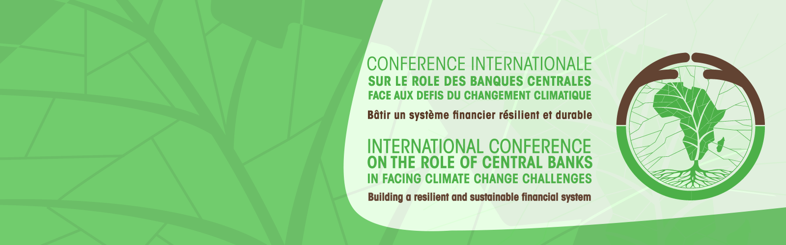 Bannière Conférence International Fin verte